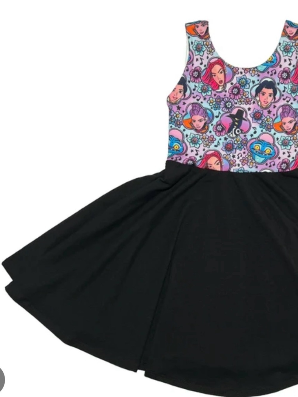 Malia + Kai KPop Demon Hunter Twirl Dress Sz 7